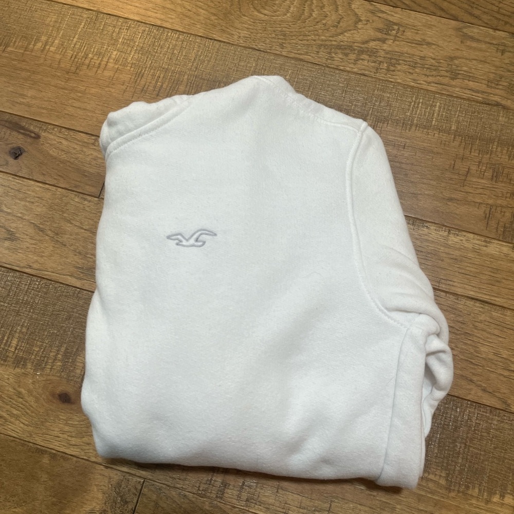 White Hollister Hoodie